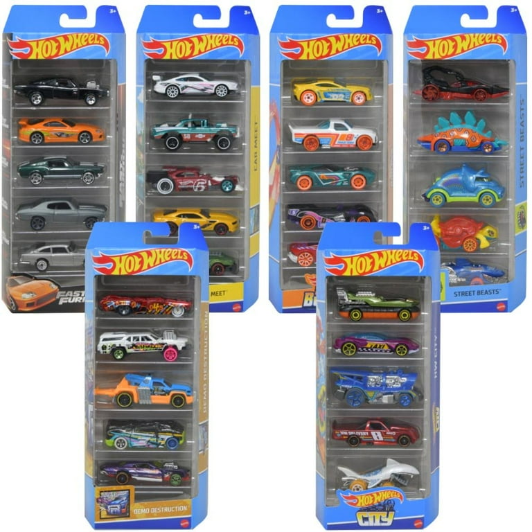 Hot Wheels Mattel 5er Pack Vehículos Paquete Sorpresa