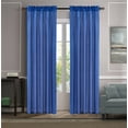 thumbnail image 1 of 1 SET ROD POCKET MANY COLORS MIX MATCH WINDOW CURTAIN SHEER FAUX SILK, 1 of 2