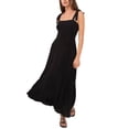 thumbnail image 1 of 1.STATE Women's Cover Up Maxi Dress Swimsuit Black Size X-Large, 1 of 3