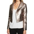 thumbnail image 1 of 1.STATE Womens Cropped Metallic Jacket, Metallic, X-Small, 1 of 2