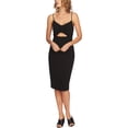 thumbnail image 1 of 1.STATE Womens Cutout Bodycon Dress, Black, 8, 1 of 2