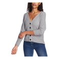 thumbnail image 1 of 1. STATE Womens Gray Long Sleeve With Buttons Sweater S, 1 of 4