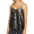 thumbnail image 1 of 1.STATE Womens Sequins Cami Tank Top, Metallic, Small, 1 of 2