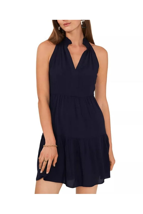 Womens Sleeveless Eyelet Cove Navy XS