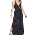 thumbnail image 1 of 1.STATE Womens Slit Cuff Jumpsuit, Blue, X-Small, 1 of 2