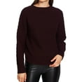 thumbnail image 1 of 1.STATE Womens Texture Pullover Sweater, Purple, Medium, 1 of 1