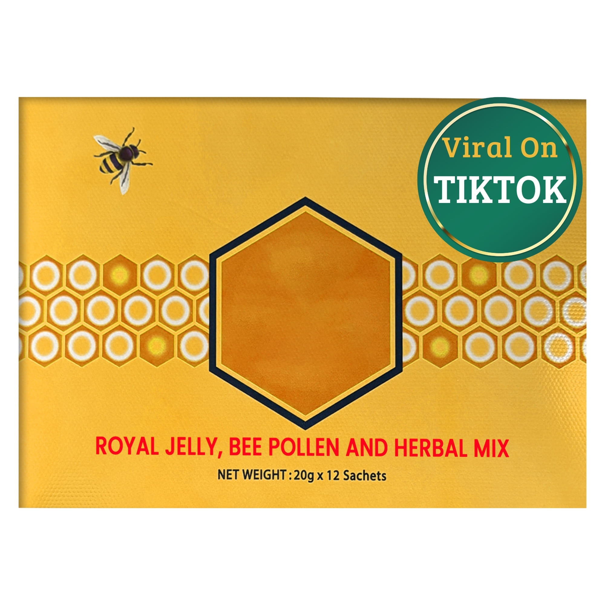 1 Sachet Only of Royal Natural Honey Packets: Honey Pack with premium