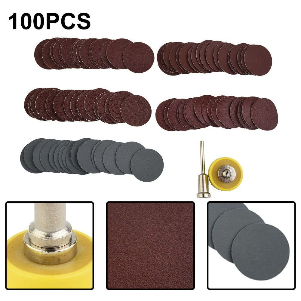 1 Sanding Sander Backing Pad Rotary Drill Bit Sandpaper Disc Tool Set