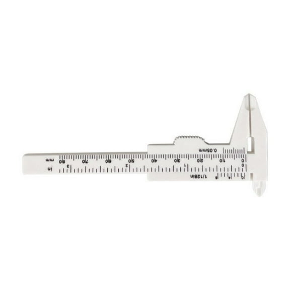 1. Scale Plastics Vernier Caliper 0.1mm Precisions, Lightweight Measuring Tool for Workshop & School Projects