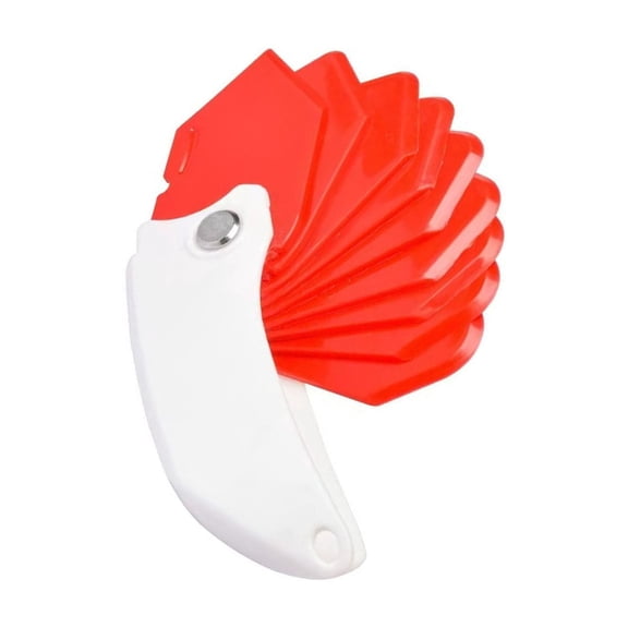 1 Scraper & Caulk Tool - Multi - Functional Silicone Sealant Remover & Finisher for Home Improvement, Durable Plastic, Ergonomic Design,Red
