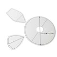thumbnail image 1 of 1 Seam Template 3-Piece Special-Shaped Hollow Sewing Kit Patchwork Template Diy, 1 of 2
