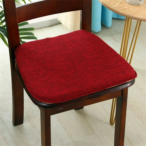 1*Seat Cushion Chair Cushion Chair Pad With Attachment Straps Party Event Decoration Cushion