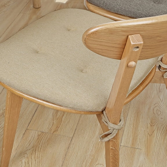 1 Seat Cushion Non Slip Tufted Chair Cushions for Dining Room Kitchen and Use U Shaped Proof Seat Pad Natural