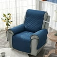 thumbnail image 1 of 1 Seater Quilted Recliner Sofa Cover Pets Kids Anti-Slip Reclining Relax Armchair Covers Removable Solid Color Recliners Mat, 1 of 6