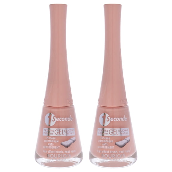 1 Seconde - 52 Jamais Saumon Vernis by Bourjois for Women - 0.3 oz Nail Polish - Pack of 2