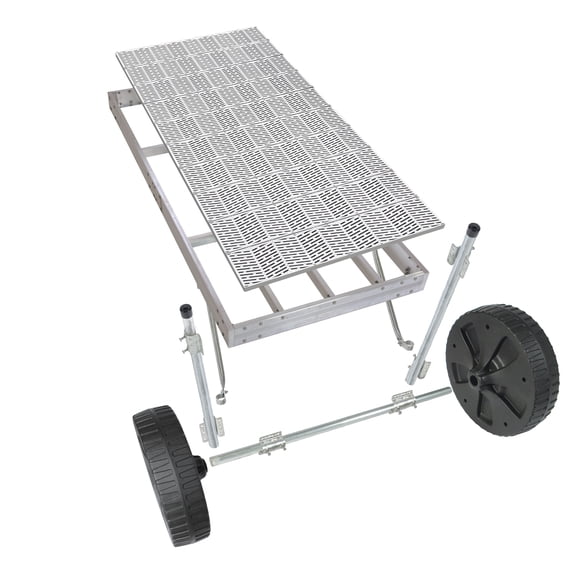 1 Section Aluminum Roll In Dock Kit w/ Signature Top - 4'x10'