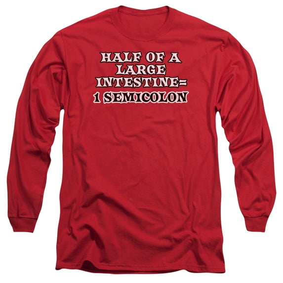 - 1 Semicolon - Long Sleeve Shirt - Large