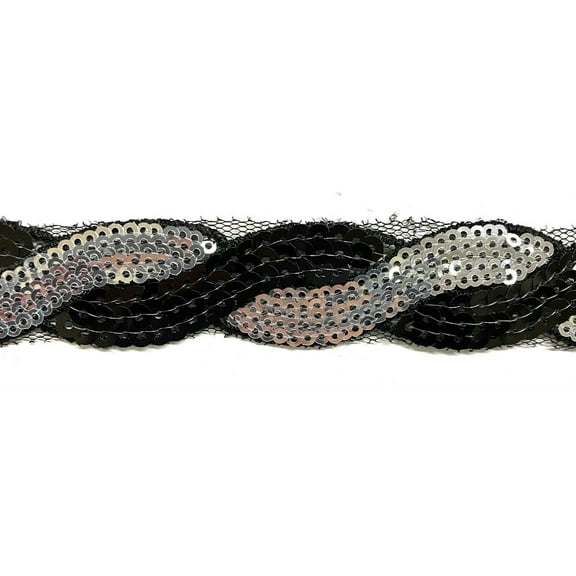 1" Sequin Snake Shape Trimming - 10 Total Yards!