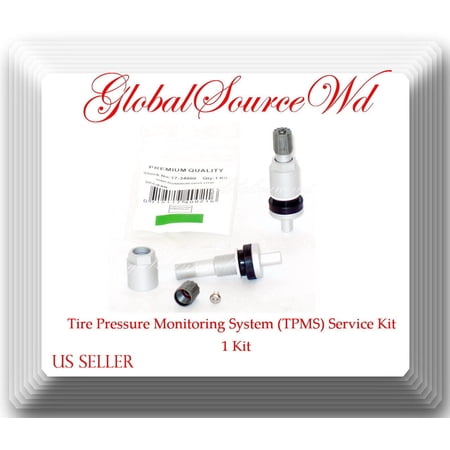 1 Service Pack Aluminum clamp-in style valve for TPMS EZ Sensor Fits:EZ33200