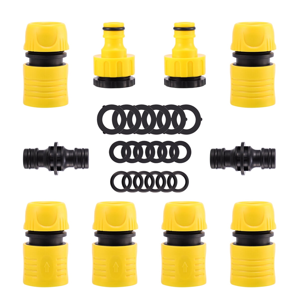 1 Set 1/2 Inch Hose Connector Garden Tools Quick Connectors Repair Damaged Leaky Adapter Garden