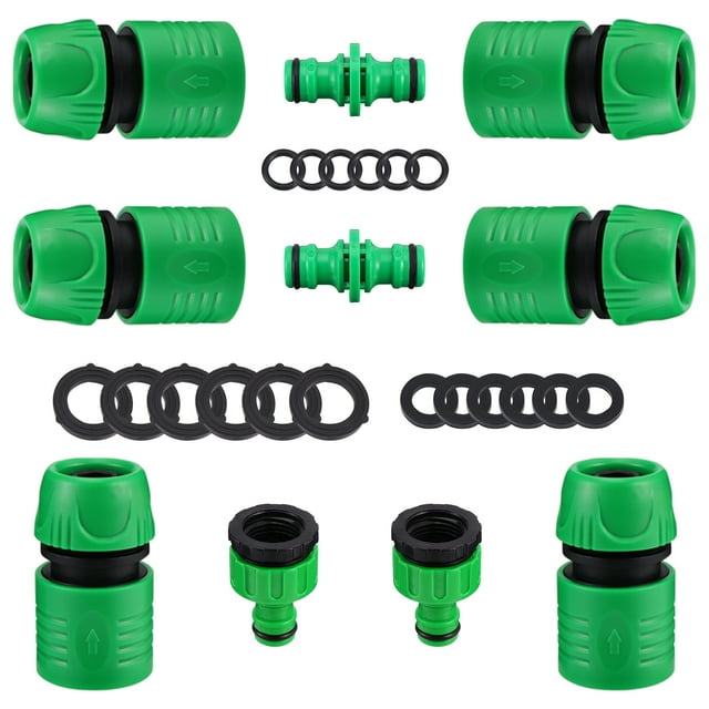1 Set 1/2 Inch Hose Connector Garden Tools Quick Connectors Repair