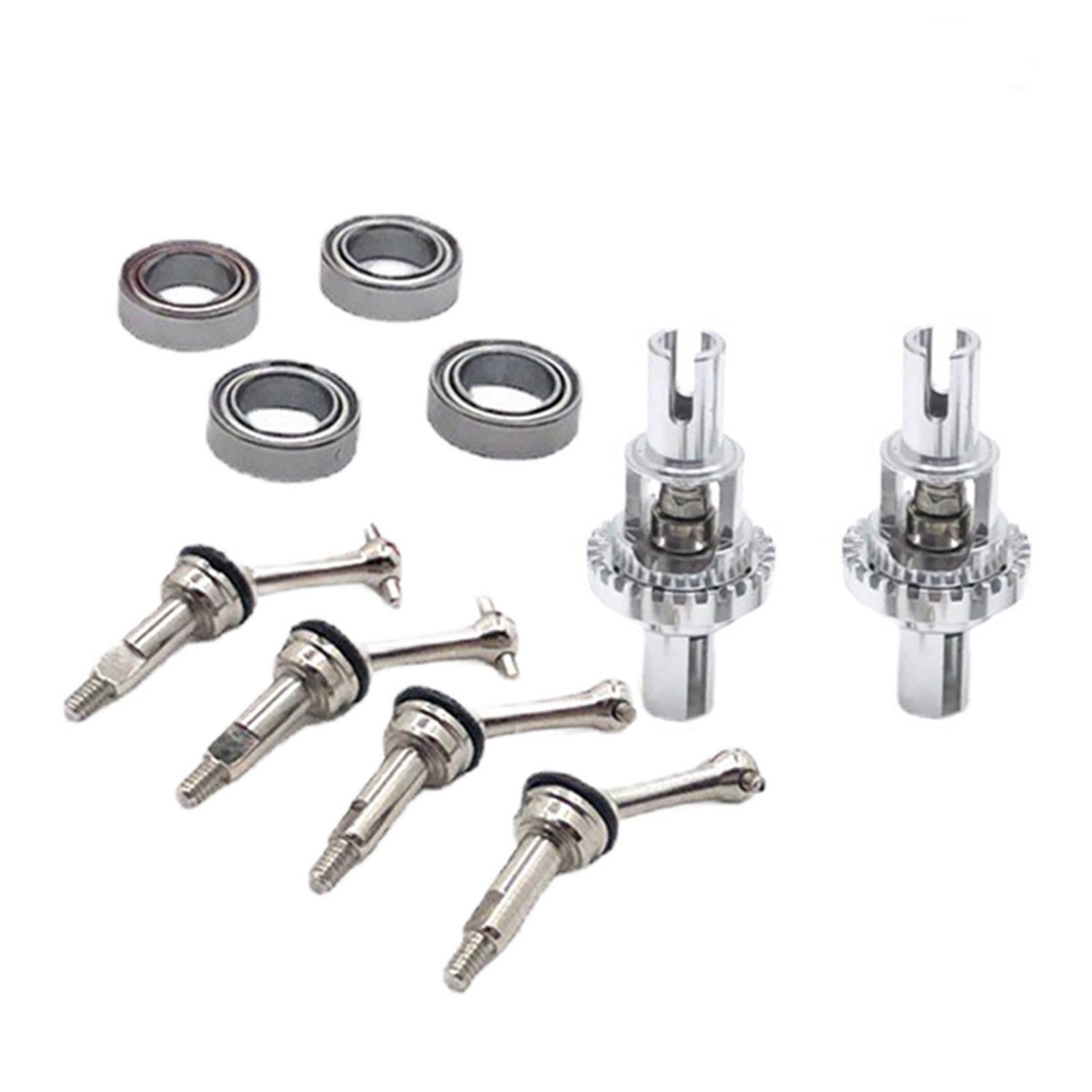 1 Set 1/28 Scale Car Metal Drive Shaft Dogbone & Differential fit for ...