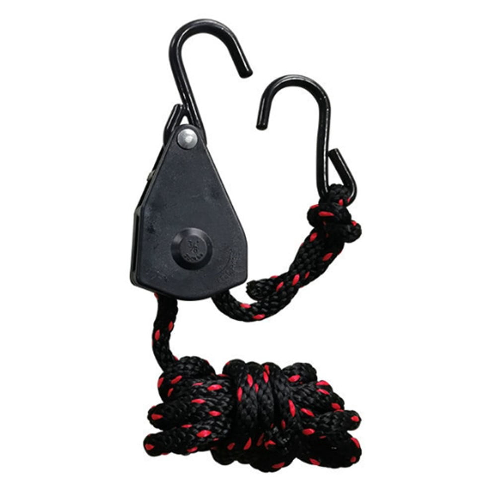 Hanger Container Rope 1 Set 1/4 3/8 Inch Pulley Adjustable Rope Fastener Hangers Tensioner ...