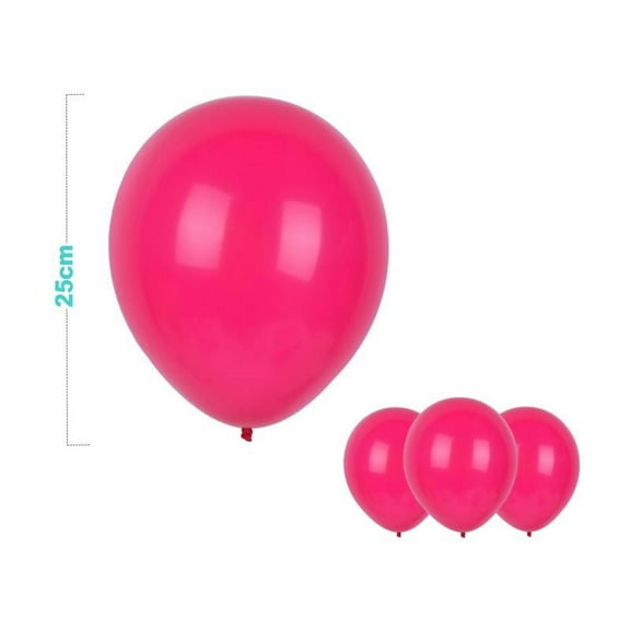 1 Set =1.5g 12x50 PCS 25cm Rose Pink Latex Balloons, Medium Pack, Party Decoration Balloons for Birthdays, Weddings, and Events