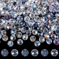 thumbnail image 2 of Crystal Beads 6x8mm Facet Rondelle - Clear AAA Grade For Jewelry Making - Lead & Nickel Free 2 of 14