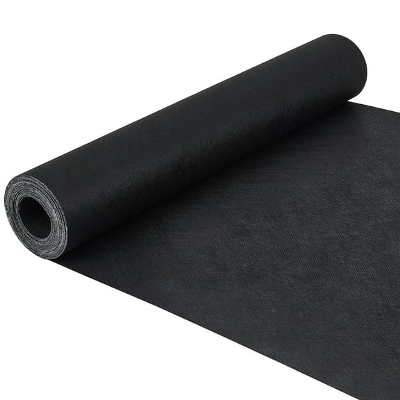 1 Set 1 Roll Polyester Fabric for Luggage Lining Black 40x0.06cm 4.7 Yards/Roll