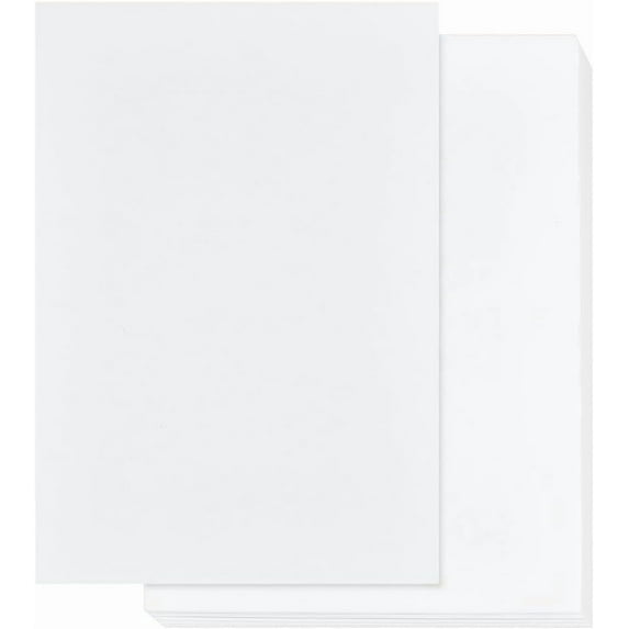 1 Set 100 Sheets White Printer Paper 8.3x11.4 Inch Copy Paper for Printer Book Binding Paper Off White Printer Paper 32 lb/120 GSM for Printing Copy Crafts Letters Invitations
