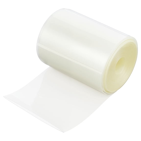 1 Set 10M PVC Heat Shrink Tubing Clear 80x0.2mm for DIY