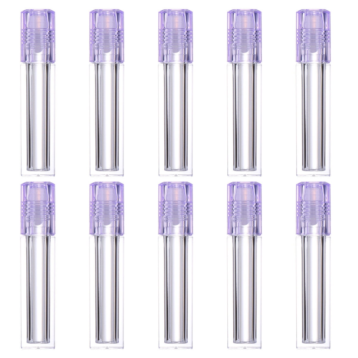 1 Set 10Pcs Hydrating Lip Oil Vials Moisture Lip Refillable RollOn