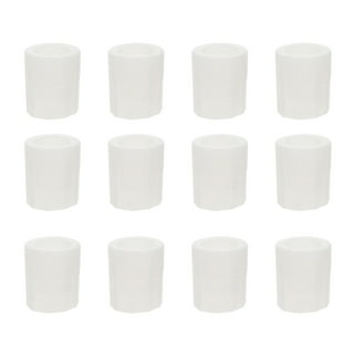Luxshiny Shot Glasses Shot Glasses Shot Glasses Wine Glass Molds Shot Glass  Silicone Whiskey Glasses Silicone Shot Glass Molds 10Pcs 1 Set White Shot