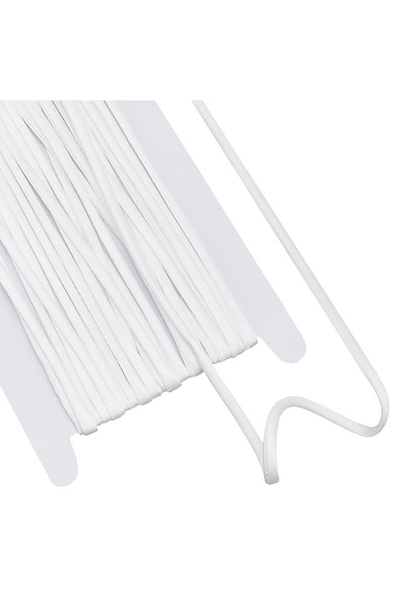 1 Set 10Yards Polyester Cords Soft Drawstring Replacement Rope for Sweatpants Shorts Pants Jackets Coats White 5mm