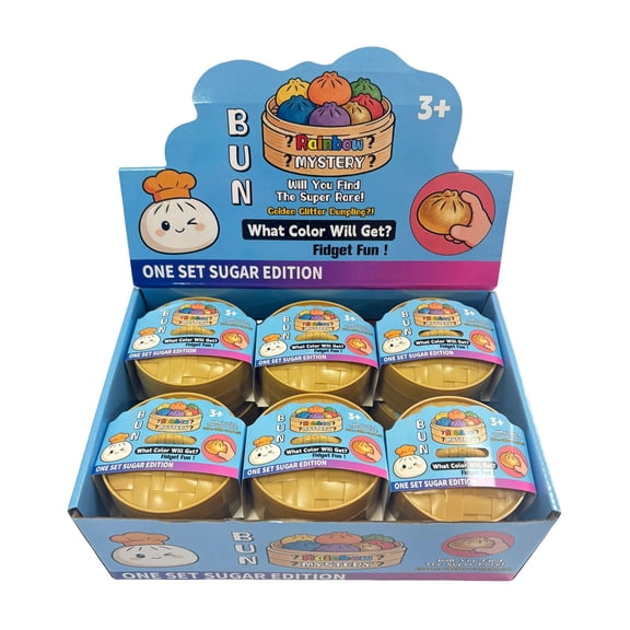 1 Set 12 Pcs Simulation Bun Squishies, Soft Portable Stress Relief Vent Toys with Cute Faces, Squeeze Anxiety Relief
