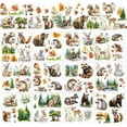 thumbnail image 1 of 1 Set 12 Sheets Forest Animals Rub on Transfers for Crafts Rabbit and Fox Rub on Transfer Stickers Raccoon Squirrel Rub on Decals Sticker for Glass Wood Paper Furniture DIY Home Decor 5.5x5.5", 1 of 7