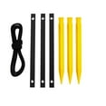 thumbnail image 1 of 1 Set 12in Tree Staking Kit - Comprehensive Package with Stakes, Support Systems, and Upgraded Rope - for Stabilizing and Straightening Young Trees Kits Fixing Practical For Garden Tools, 1 of 7