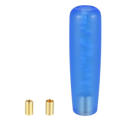 1 Set 15cm Car Gear Shift Knob Stick Faux Crystal Transparent Bubble Throw Gear Shifter Car Interior Shift Knob Blue