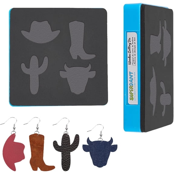 1 Set 1Pc Wood Cutting Dies with Steel for DIY Scrapbooking/Photo Album Leather Craft Mixed Shapes 100x100x9mm