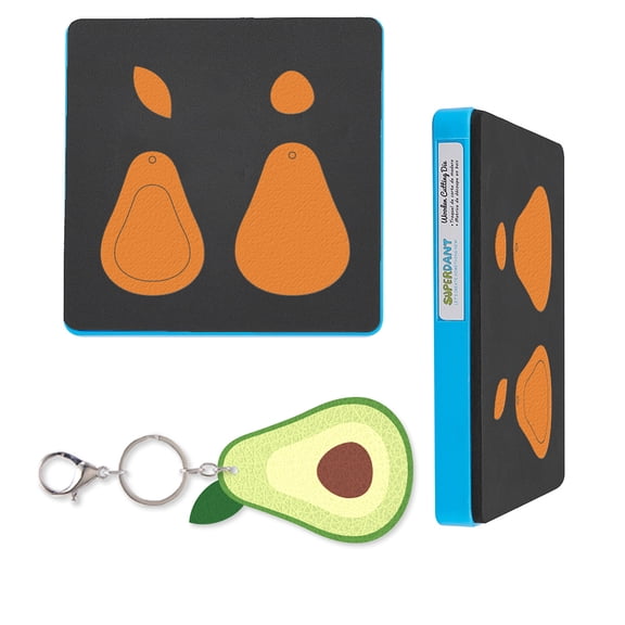 1 Set 1Pc Wood Cutting Dies with Steel for DIY Scrapbooking/oto Album Decorative Embossing DIY Paper Card Avocado 150x150x9mm