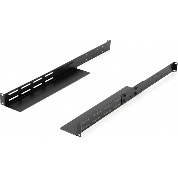 1 Set 1U Rack Mount Rails Universal 4 Post Server Rack Rail Shelf 16-29 Inch Adjustable Depth 120-44 lb Capacity for 1U Server Shelf Computer Cabinets Network Equipment IT Accessories