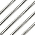 thumbnail image 1 of 1 Set 2.5 Yards Hot Fix Nailhead Trim 3/8 inch Wide Dome Round Stud Iron-on Nailhead Ribbon with Black PU Leather Base Flat-Back Rivet Trim Ribbon for DIY Purse Clothing Shoes Decoration, 1 of 6