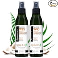 thumbnail image 1 of [1 Set of 2] Awesome® | Synthetic Wig Leave-in Conditioning Spray | [pH6] - Top Professional Wig Care Solution, Moisturizes & Replenishes Synthetic Wigs, Easy Combing, Coconut Oil, 7 Ounce, 1 of 7