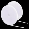 thumbnail image 1 of 1 Set 2 Pairs Mini Polyester Sew On Hook and Loop Tape Sewing Type Without Adhesive 32.8Ft x 0.2Inch White Tiny Fastening Fabric Tape Micro Extremely Thin and Soft DIY Hook and Loop Fasteners, 1 of 7
