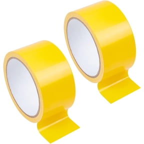 1 Set 2 Rolls 21.8Yds x 1.8" Bookbinding Repair Cloth Tape Durable Yellow Vinyl Tape Fabric Hanging Tape Book Hinging Repair Craft Tape Adhesive Tapes Acid Free Archival Tape for Bookbinders