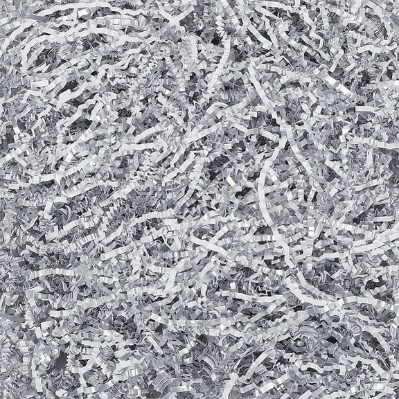 1 Set 2 Sets 7oz Silver Crinkle Cut Paper Shred Filler Basket Filling Paper Wrinkle Confetti Box Gift Wrapping Shipping Filler for DIY Wedding Christmas Birthday Mother's Day Packing Gift Decor