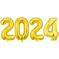 thumbnail image 1 of 1 Set 2024 Number Aluminum Film Balloon Party Props Giant Number Graduation Party Balloons Decor New Year Supplies, 1 of 12