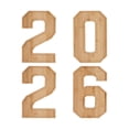 thumbnail image 1 of 1 Set 2026 Charcuterie Numbers Fillable Wooden Divided Appetizer Tray - Platter for Fruit, Vegetables, Candy, Dessert, New Year Party Table Centerpiece Decor(2026), 1 of 6