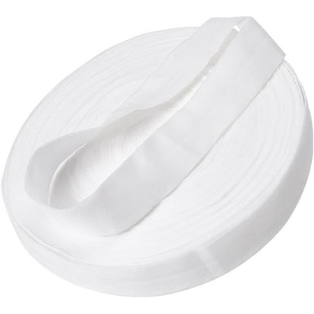 1 Set 20M Polyester Elastic Cords Flat White 20mm 21.87 Yards(20m)/Set